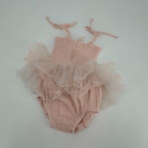 Wild Wawa Pink Floral Tutu Dress Kids Girls Toddler 2 3